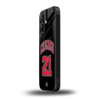 chicago 21 back phone cover | glass case for samsung galaxy s23