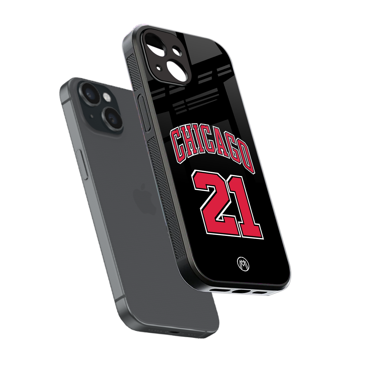 chicago 21 back phone cover | glass case for iphone 15