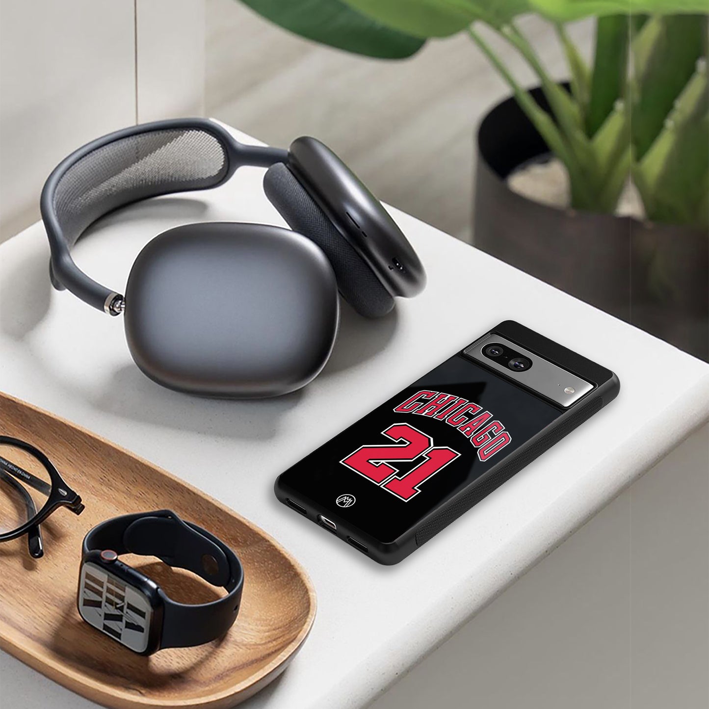 chicago 21 back phone cover | glass case for google pixel 9 pro xl