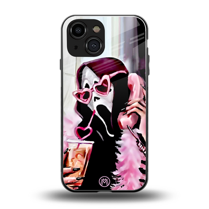 chill thrill back phone cover | glass case for iphone 13 mini