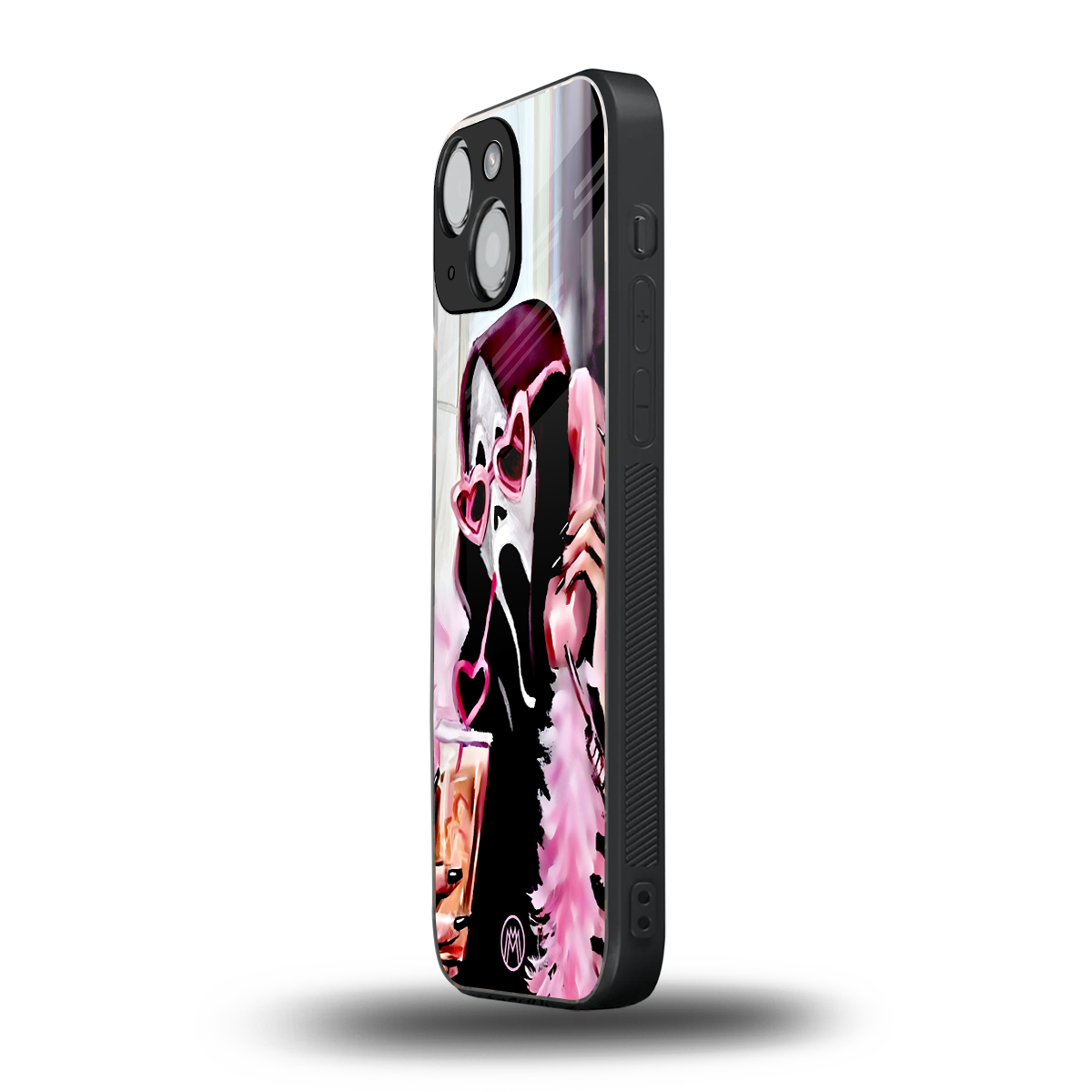 chill thrill back phone cover | glass case for iphone 13 mini