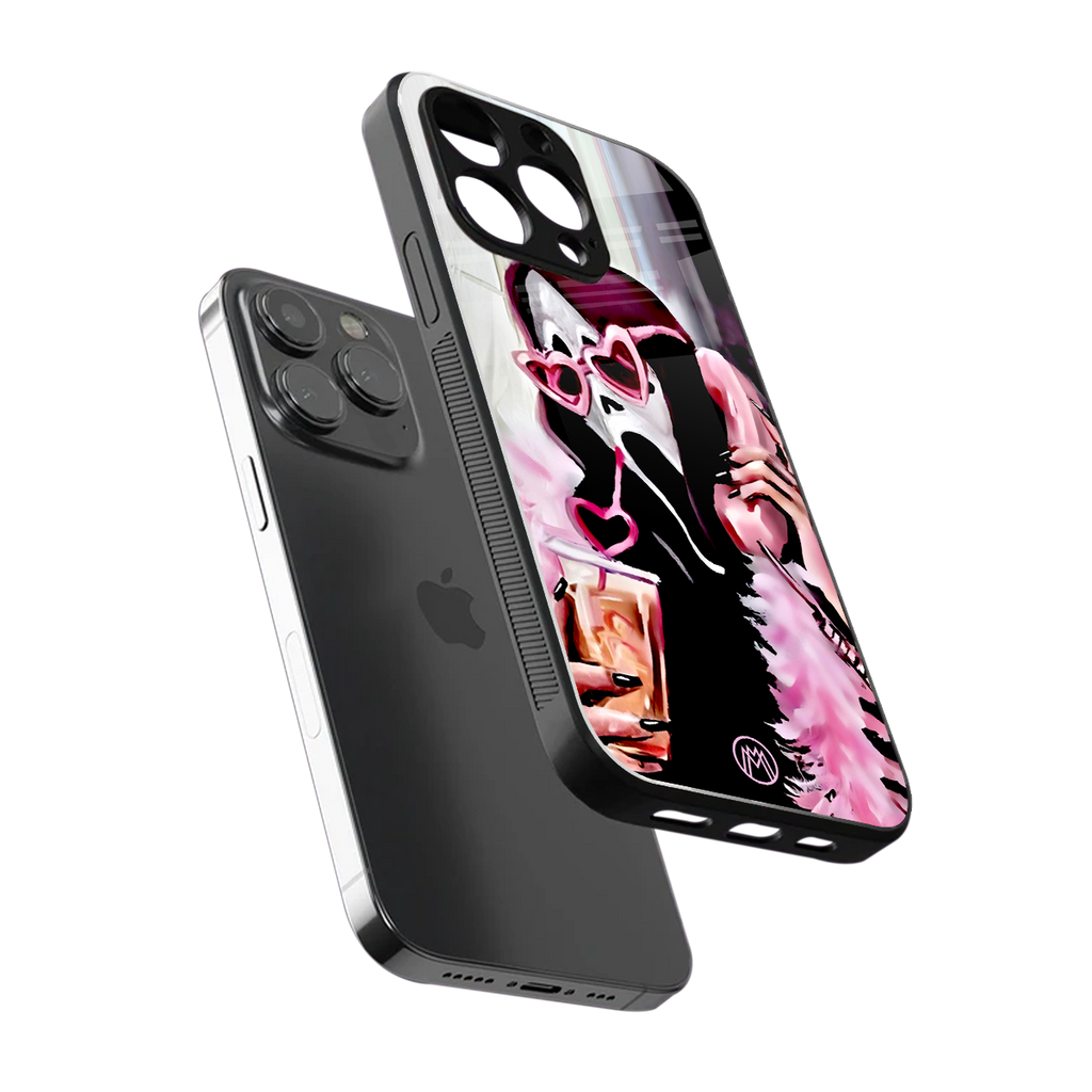 chill thrill back phone cover | glass case for iphone 13 pro