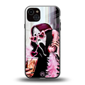 chill thrill back phone cover | glass case for iphone 15 plus