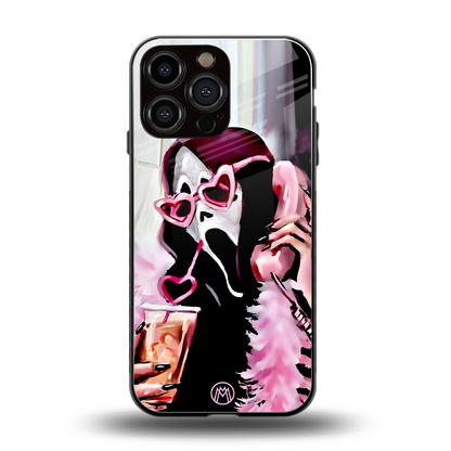 chill thrill back phone cover | glass case for iphone 14 pro max