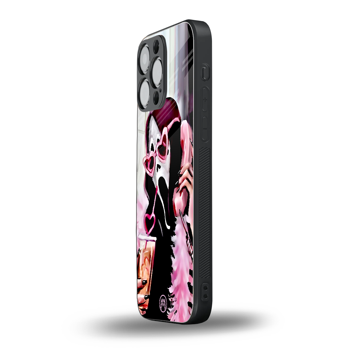 chill thrill back phone cover | glass case for iphone 16 pro max