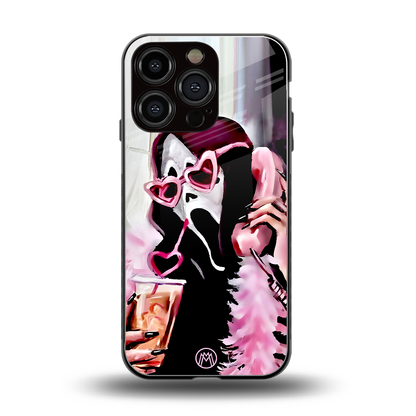 chill thrill back phone cover | glass case for iphone 16 pro