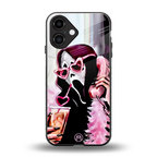 chill thrill back phone cover | glass case for iphone 16