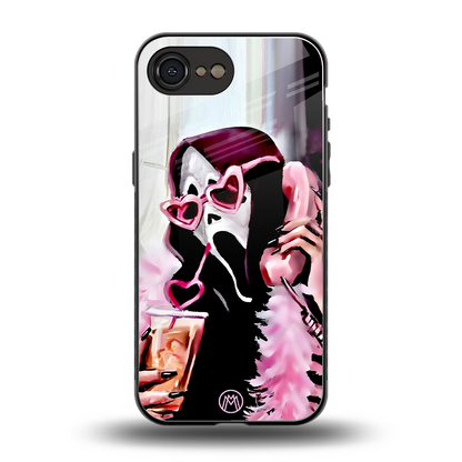 chill thrill back phone cover | glass case for iphone 16e