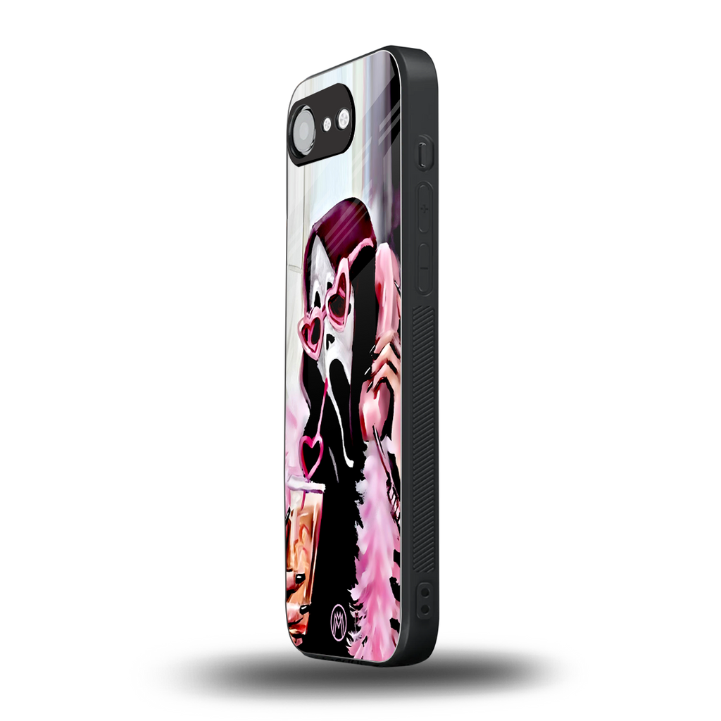 chill thrill back phone cover | glass case for iphone 16e