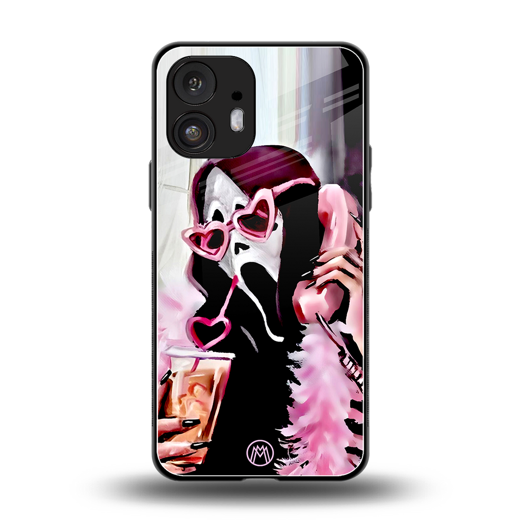 chill thrill back phone cover | glass case for nothing phone 2