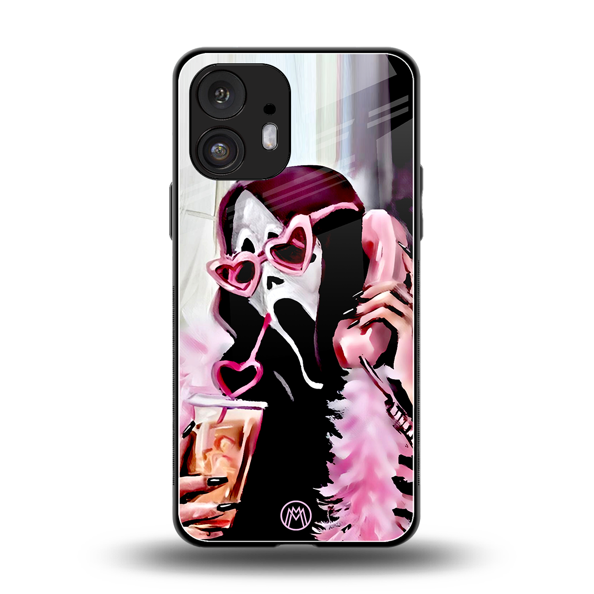 chill thrill back phone cover | glass case for nothing phone 2