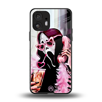 chill thrill back phone cover | glass case for nothing phone 2