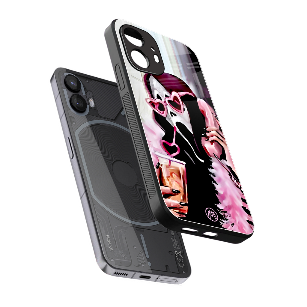 chill thrill back phone cover | glass case for nothing phone 2
