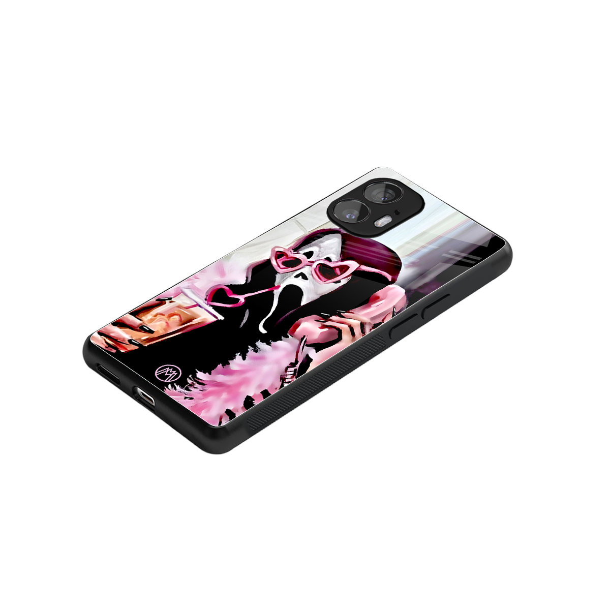 chill thrill back phone cover | glass case for nothing phone 2