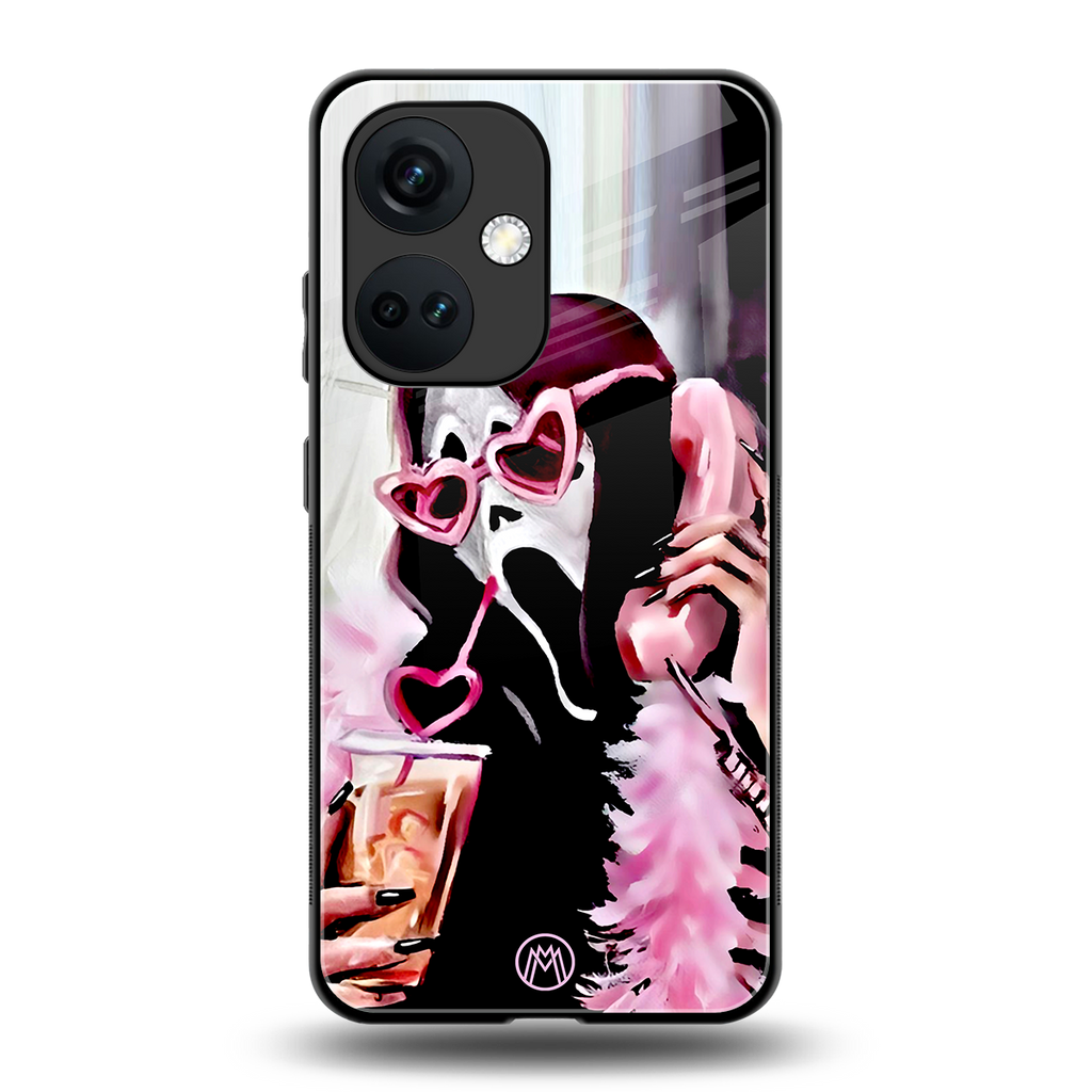 chill thrill back phone cover | glass case for oneplus nord ce 3