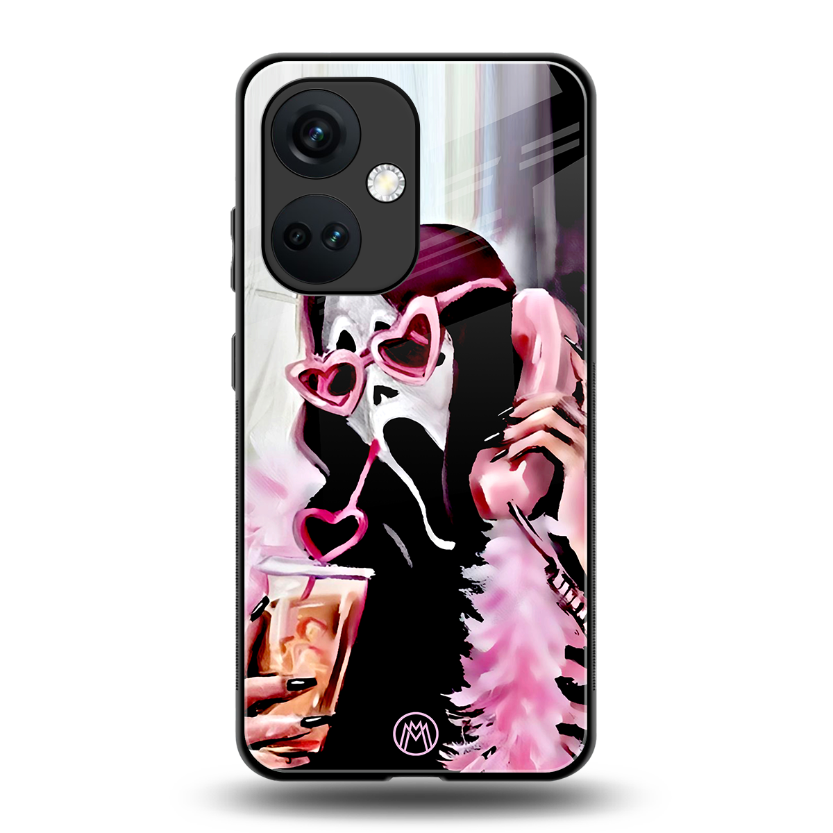 chill thrill back phone cover | glass case for oneplus nord ce 3