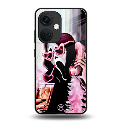 chill thrill back phone cover | glass case for oneplus nord ce 3