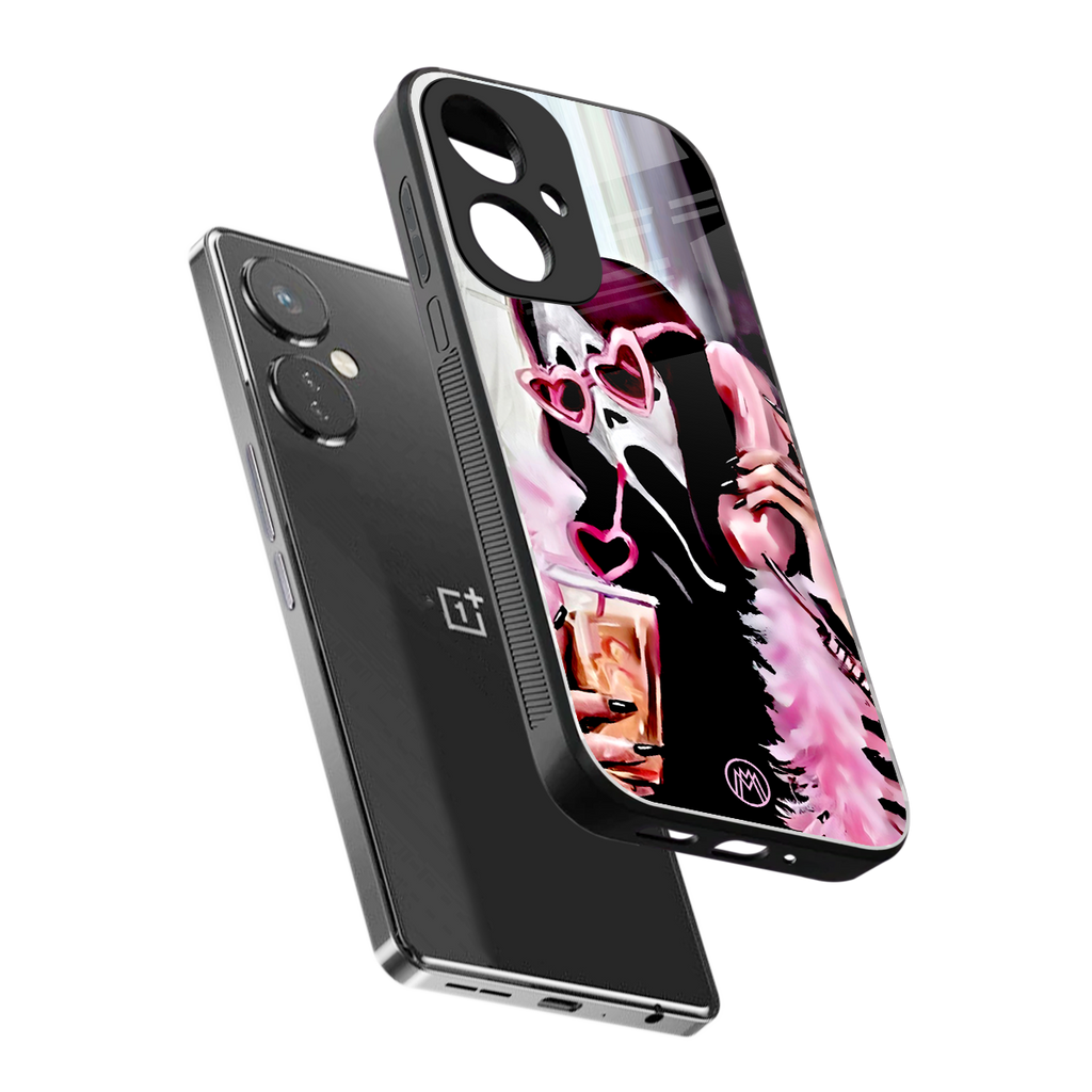 chill thrill back phone cover | glass case for oneplus nord ce 3