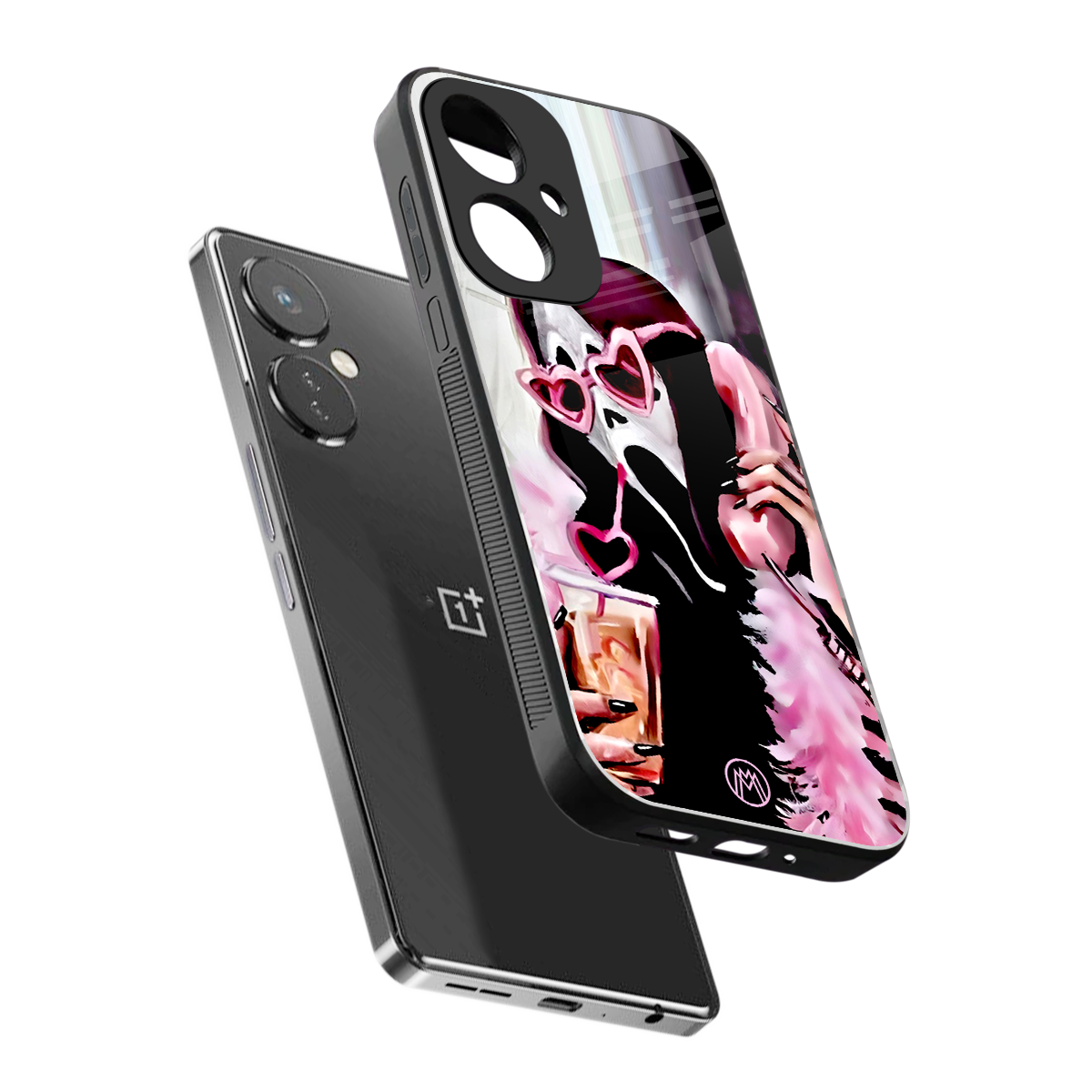 chill thrill back phone cover | glass case for oneplus nord ce 3