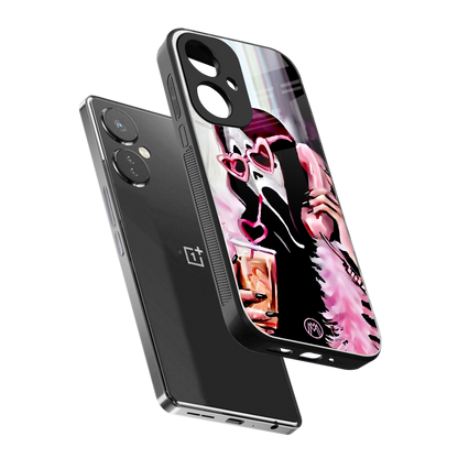 chill thrill back phone cover | glass case for oneplus nord ce 3