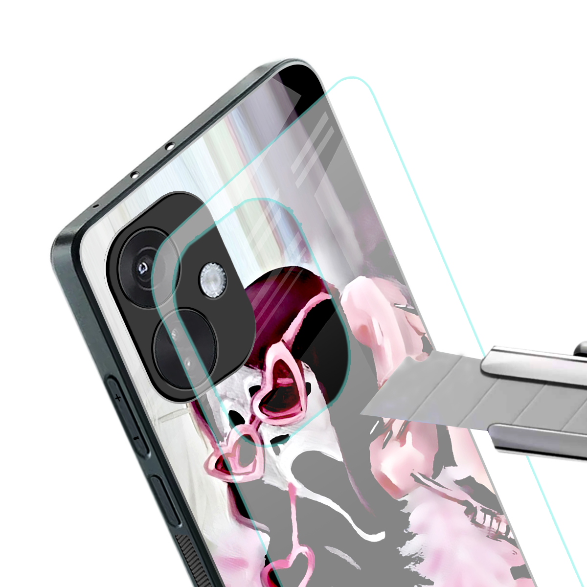 chill thrill back phone cover | glass case for oneplus nord ce 3