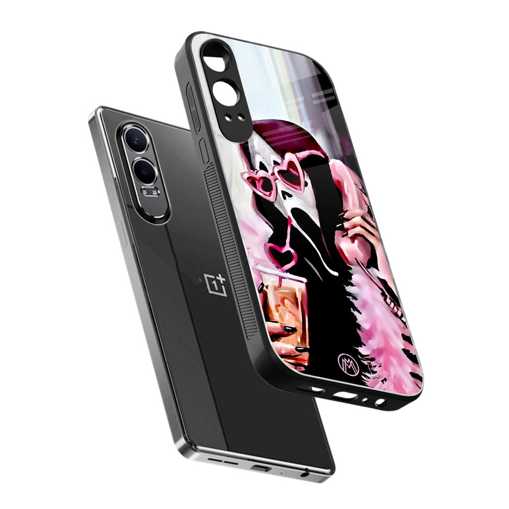 chill thrill back phone cover | glass case for oneplus nord ce 4 lite