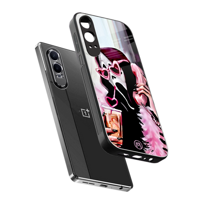 chill thrill back phone cover | glass case for oneplus nord ce 4 lite