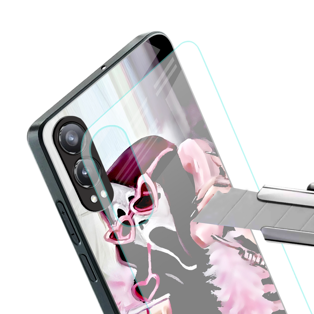 chill thrill back phone cover | glass case for oneplus nord ce 4 lite