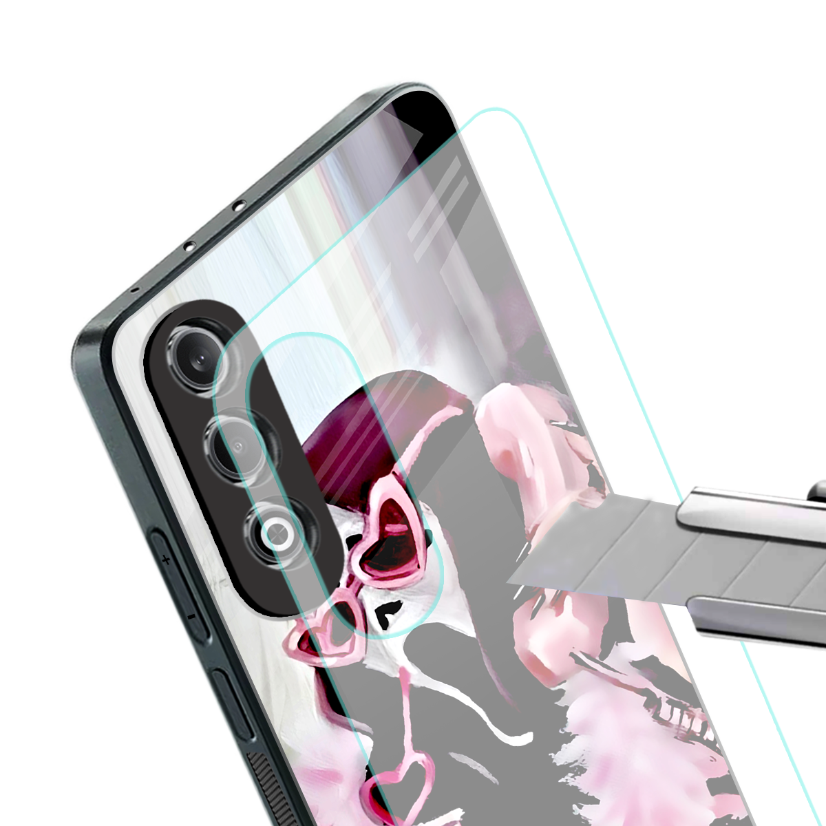 chill thrill back phone cover | glass case for oneplus nord ce 4