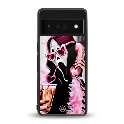 chill thrill back phone cover | glass case for google pixel 6 pro