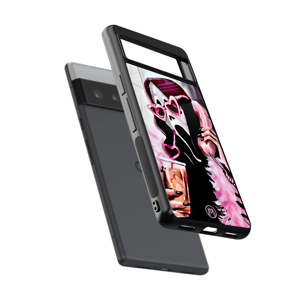 chill thrill back phone cover | glass case for google pixel 6 pro
