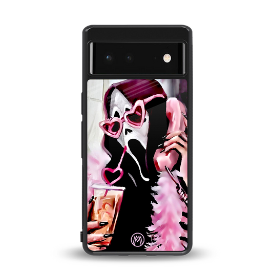 chill thrill back phone cover | glass case for Google Pixel 6A