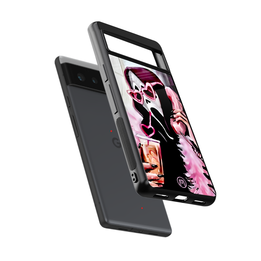 chill thrill back phone cover | glass case for google pixel 6