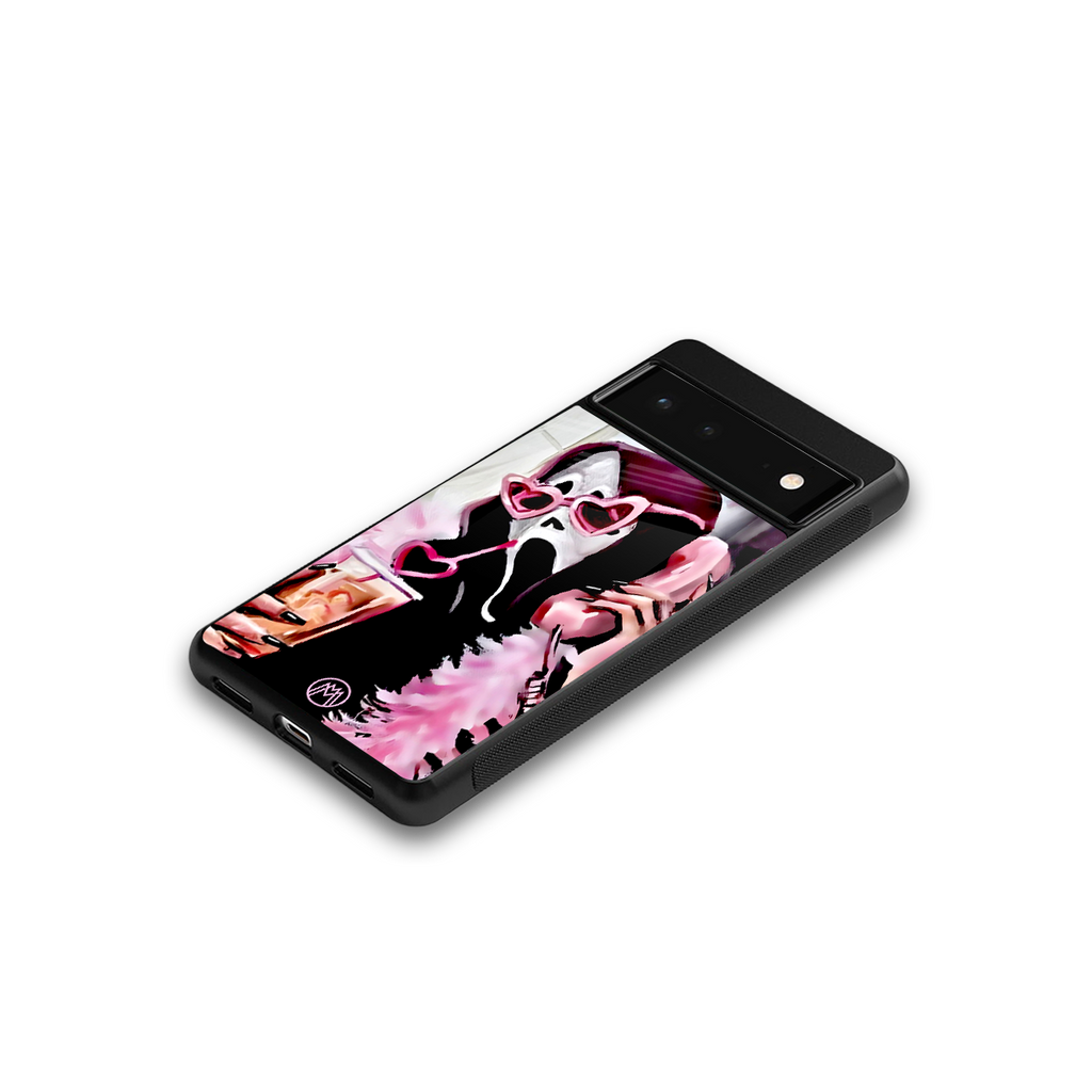 chill thrill back phone cover | glass case for google pixel 6