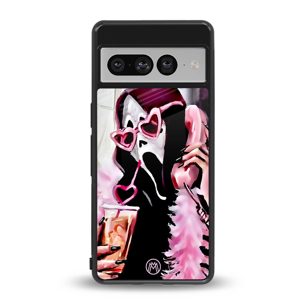chill thrill back phone cover | glass case for google pixel 7 pro