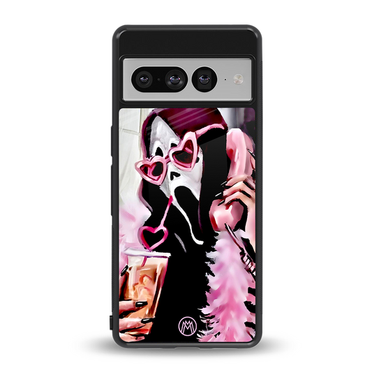 chill thrill back phone cover | glass case for google pixel 7 pro