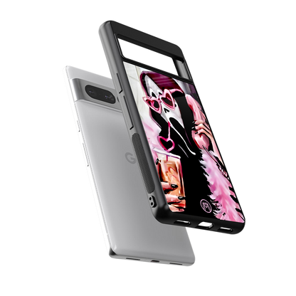 chill thrill back phone cover | glass case for google pixel 7 pro