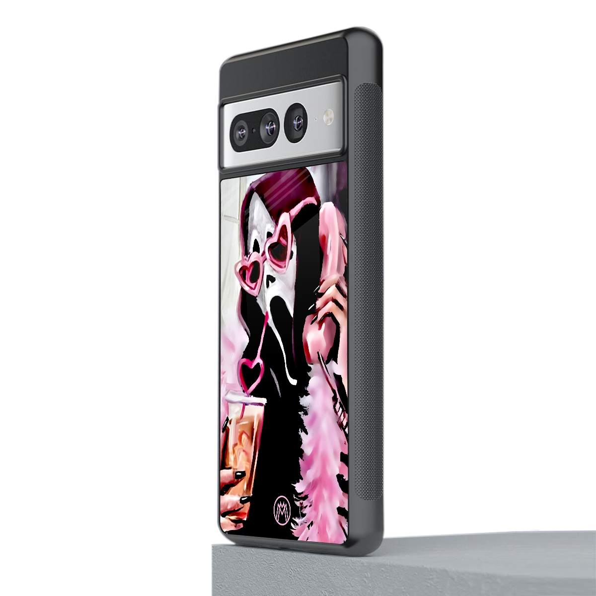 chill thrill back phone cover | glass case for google pixel 7 pro