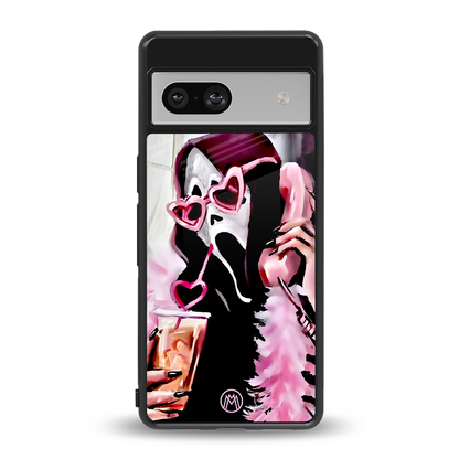 chill thrill back phone cover | glass case for Google Pixel 7A
