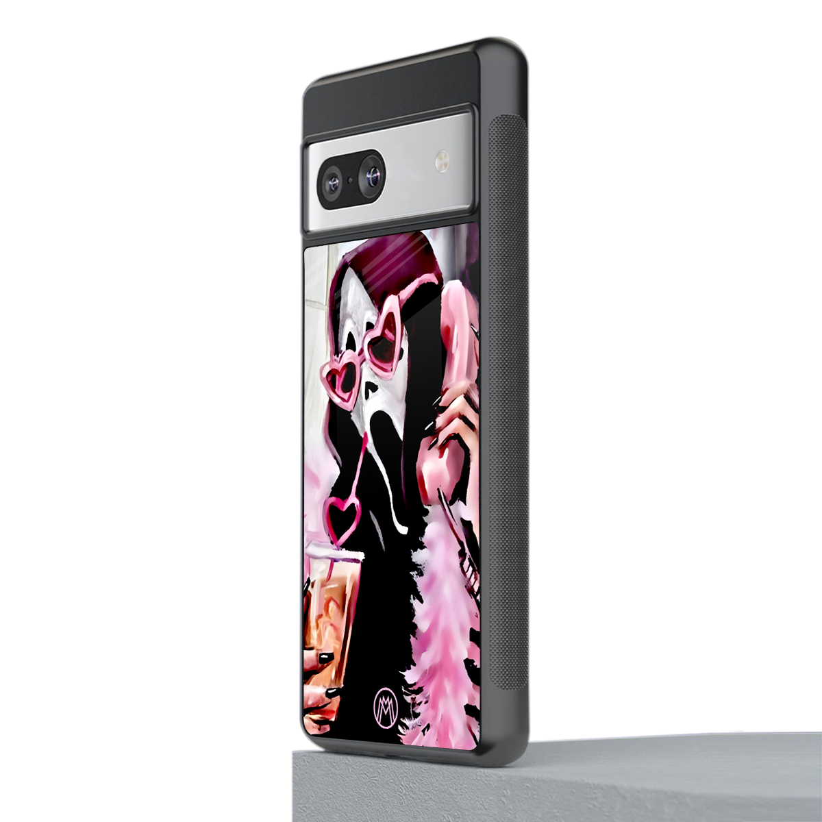 chill thrill back phone cover | glass case for Google Pixel 7A