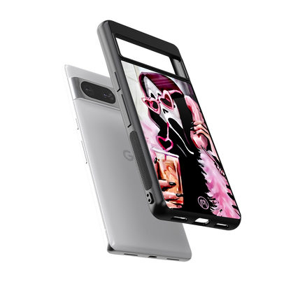 chill thrill back phone cover | glass case for Google Pixel 8