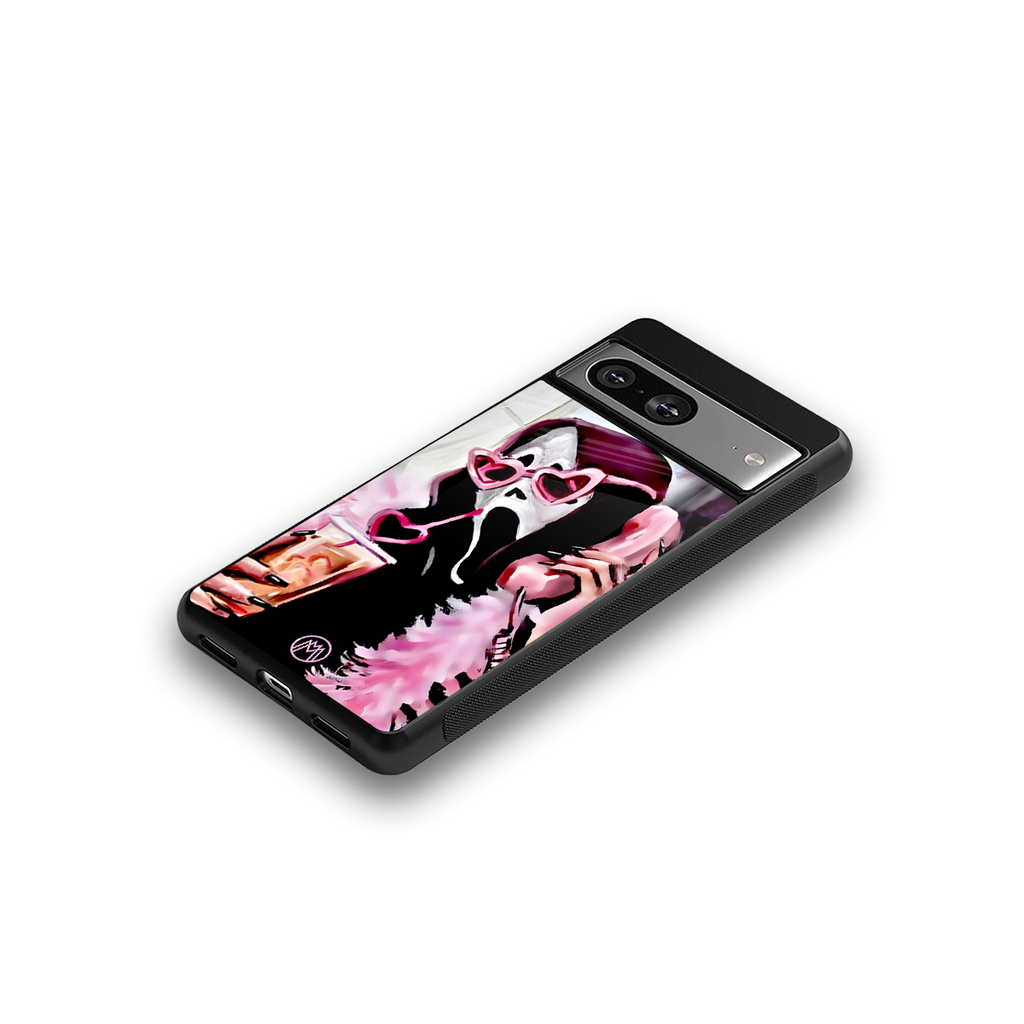 chill thrill back phone cover | glass case for Google Pixel 8
