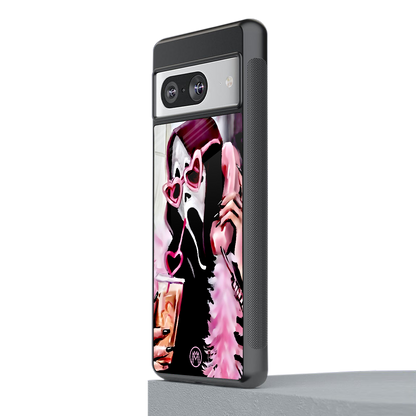 chill thrill back phone cover | glass case for Google Pixel 8