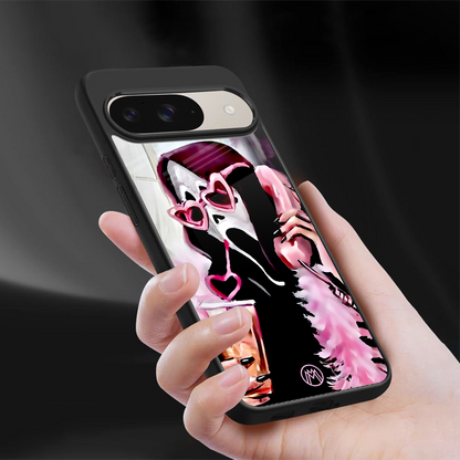 chill thrill back phone cover | glass case for google pixel 9
