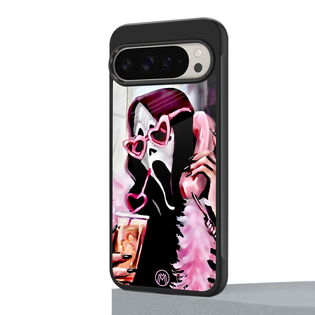 chill thrill back phone cover | glass case for google pixel 9 pro