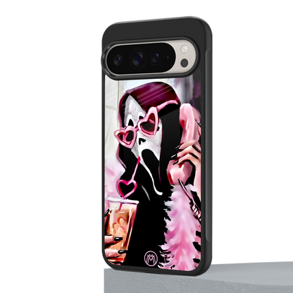 chill thrill back phone cover | glass case for google pixel 9 pro xl