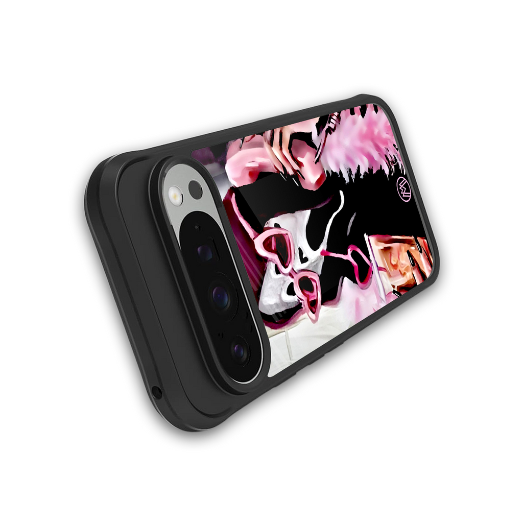 chill thrill back phone cover | glass case for google pixel 9 pro