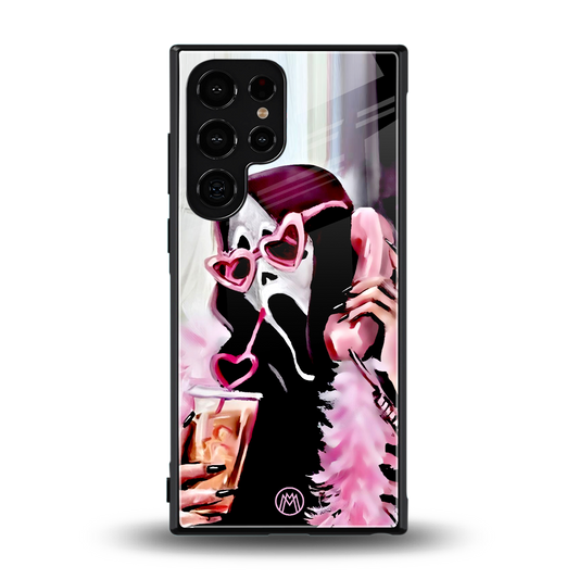 chill thrill back phone cover | glass case for samsung galaxy s24 ultra