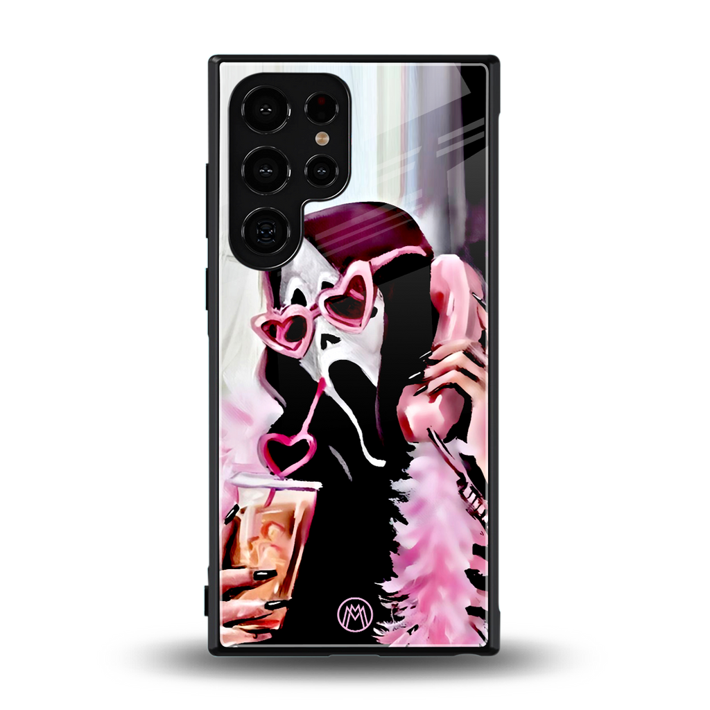 chill thrill back phone cover | glass case for samsung galaxy s23 ultra