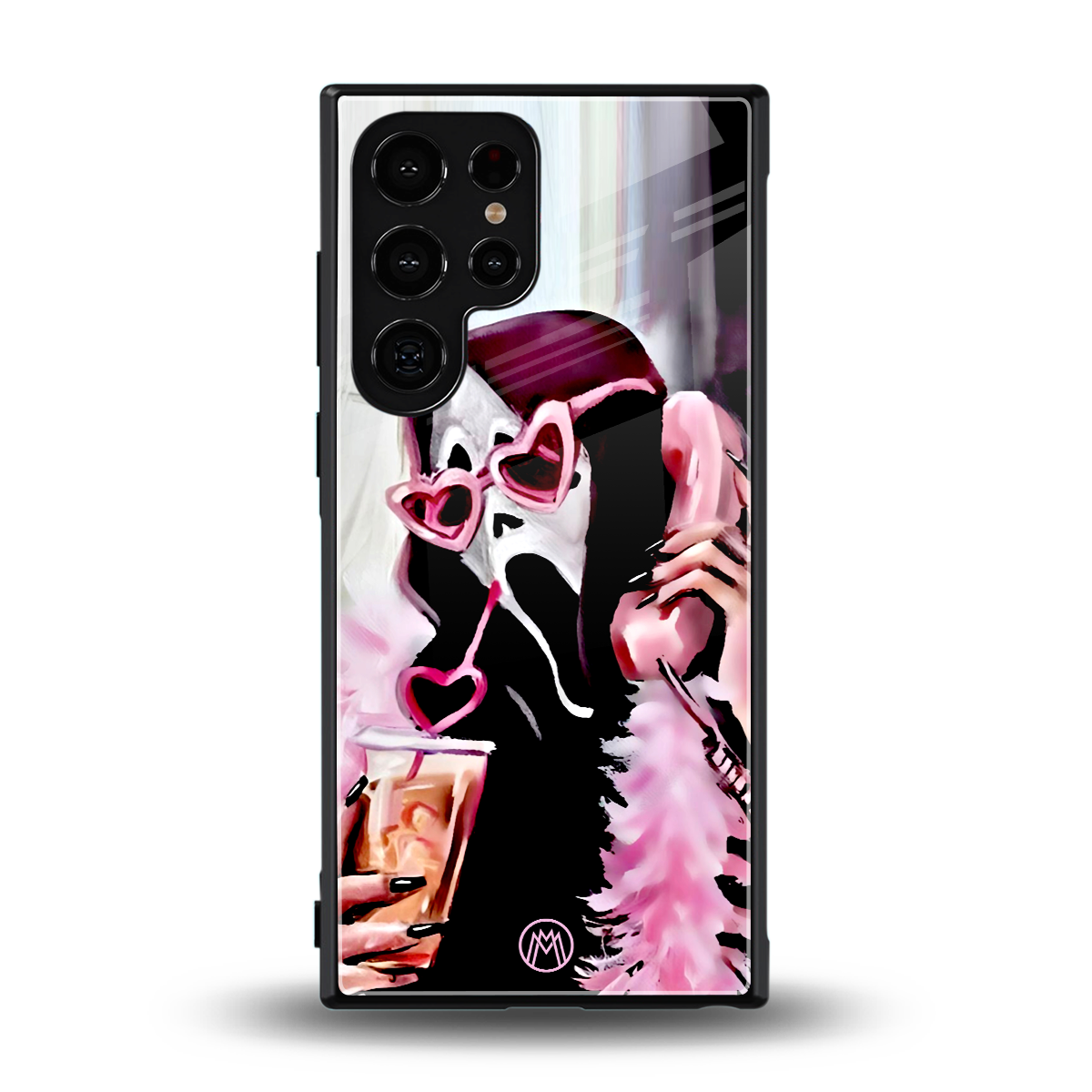 chill thrill back phone cover | glass case for samsung galaxy s23 ultra